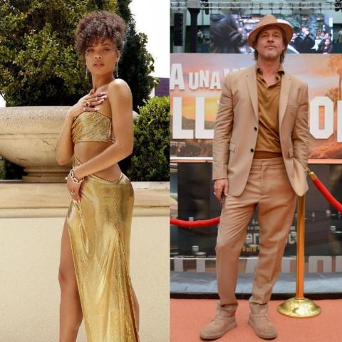 براد بيت وأندرا داي الصور من انستغرام