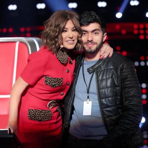 سميرة سعيد مع ابنها شادي