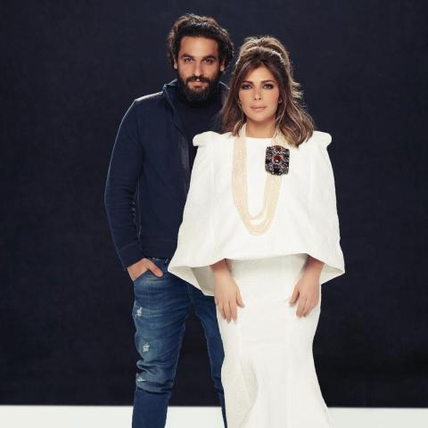 أصالة وشقيقها أنس نصري -صورة من إنستغرام