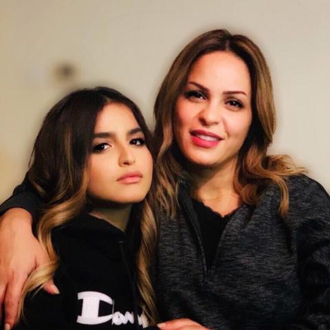 منى السابر وابنتها حلا الترك - صورة من إنستغرام