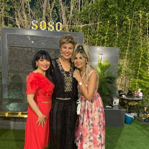 سهير جودة مع مفيدة شيحة وبوسي شلبي