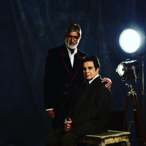 ديليب كومار وأميتاب باتشان- انستغرام @amitabhbachchan