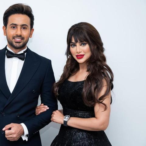 شيلاء سبت وفؤاد عبد الواحد -صورة من انستغرام