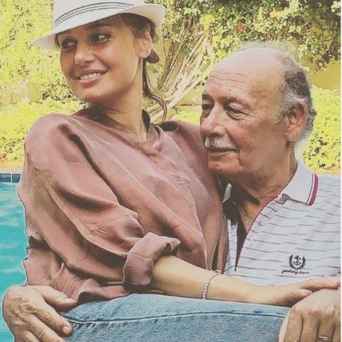 حلا شيحة ووالدها