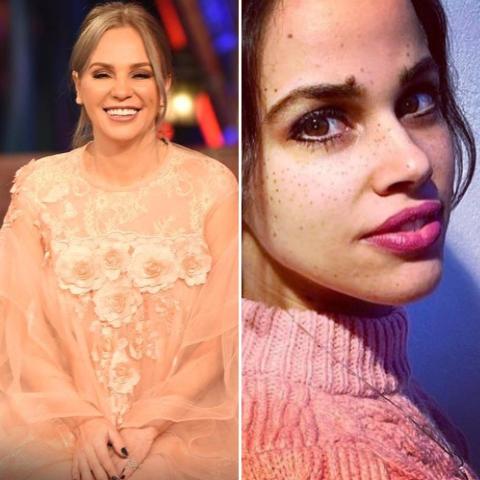 نور عمرو دياب وشيرين رضا -صورة معدلة من السوشيال ميديا