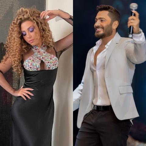 تامر حسني وميريام فارس في أنجح حفلات العيد
