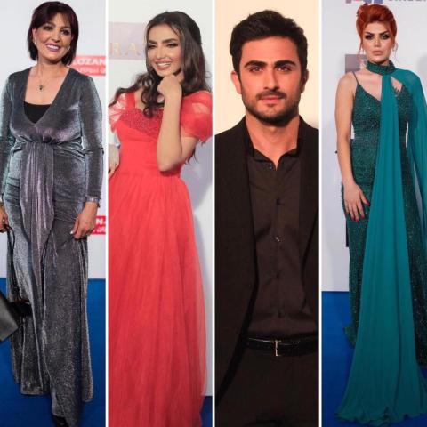 النجوم من حفل جوائز الهلال الذهبي