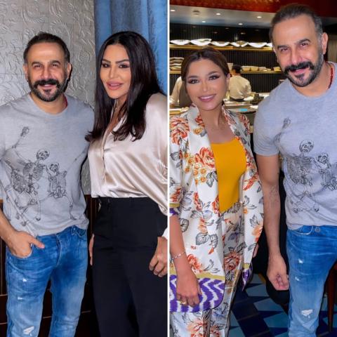 قصي خولي أحلام ونهى نبيل يجتمعون في دبي