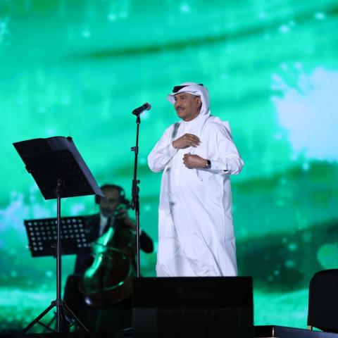 محمد عبده من حفل الباحة - صورة من تويتر