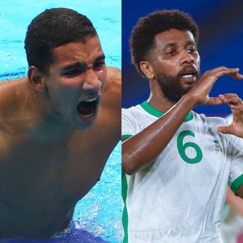 تفاعل النجوم مع الاولمبياد