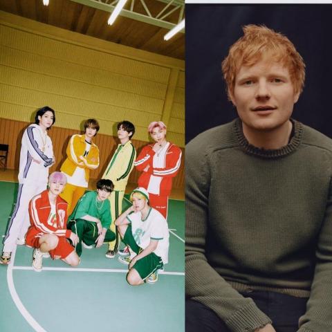 إد شيران وBTS