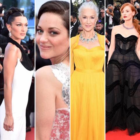 إطلالات النجمات في مهرجان كان السينمائي