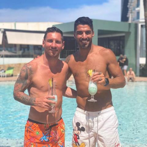 ميسي وسواريز صورة من إنستغرام