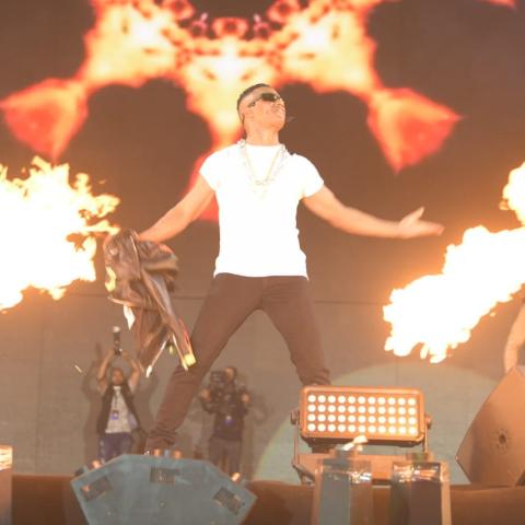 صورة من حفل محمد رمضان في الساحل الشمالي&quot;