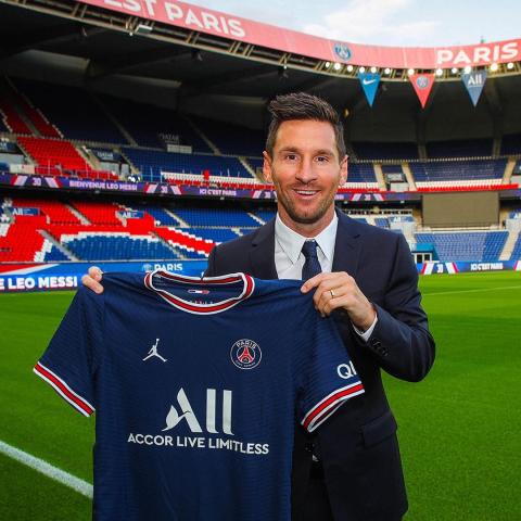 ليونيل ميسي - صورة من انستغرام  psg