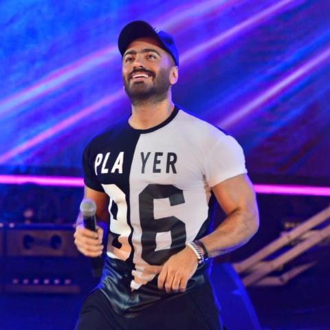 تامر حسني في حفل &quot;المسرح الروماني&quot; - انستغرام @tamerhosny