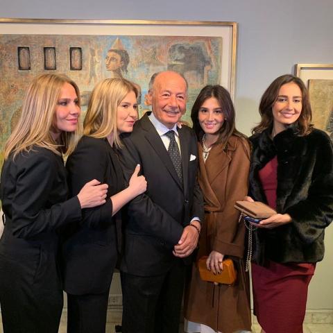 هنا وحلا شيحة بصورة عائلية - صورة من انستغرام