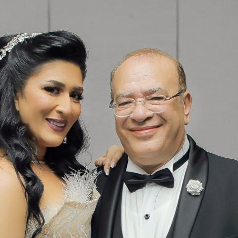 صلاح عبد الله وابنته دنيا