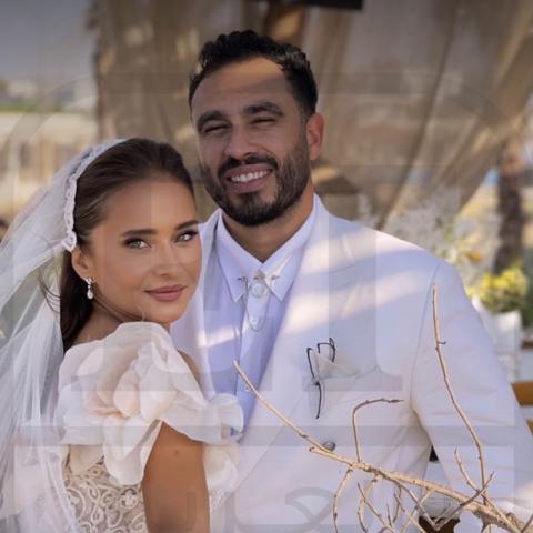 العروس نيللي كريم  وهشام عاشور