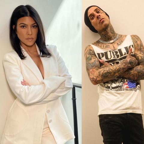 كورتني كارداشيان و ترافيس باركر