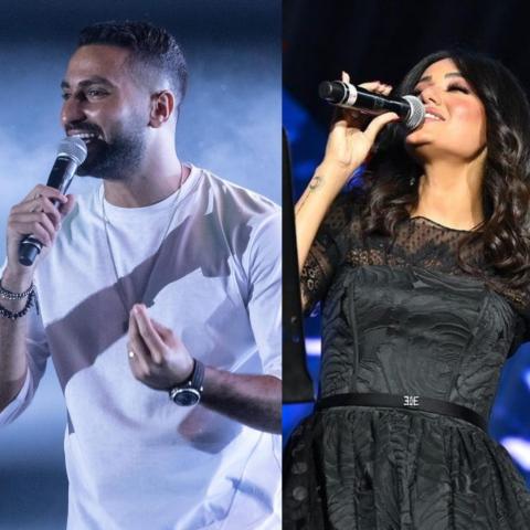 رحمة رياض ومحمد الشرنوبي في جدة- الصور من انستغرام