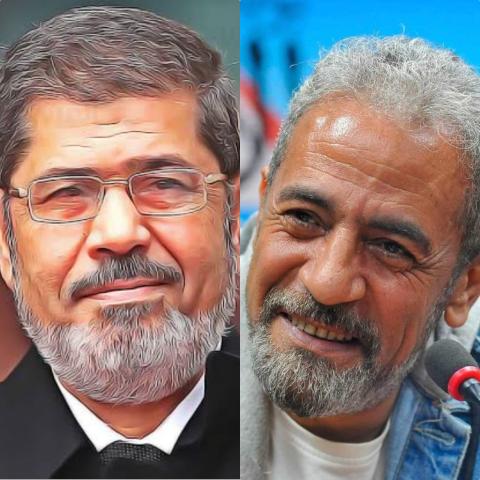 صبري فواز والرئيس المعزول محمد مرسي