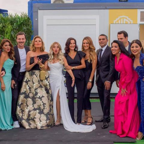 النجوم في عيد mbc الـ 30 - صورة من السوشيال ميديا