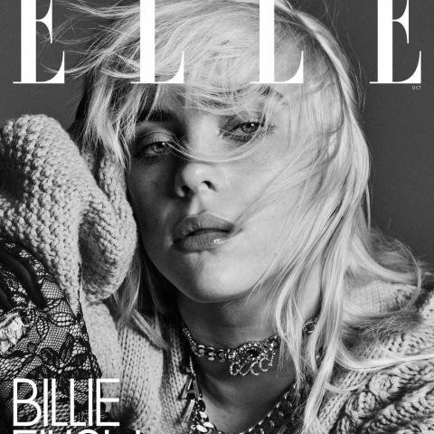 بيلي أيليش على غلاف مجلة Elle - انستغرام @elleusa