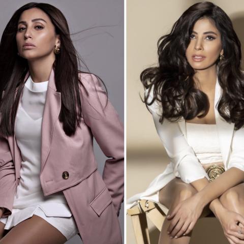 روبي ودينا الشربيني تغنيان &quot;قلبي بلاستيك&quot; معاً على المسرح