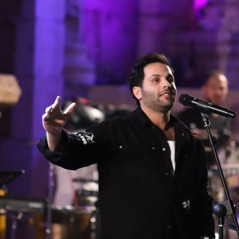 يحيى صويص من حفله بمهرجان جرش