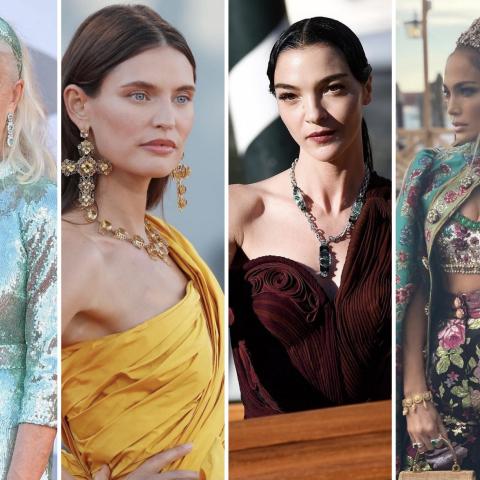 الـ metallic والأسود خيار النجمات في مهرجان البندقية السينمائي