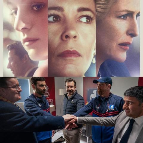 The Crown وTed Lasso - الصور من انستغرام