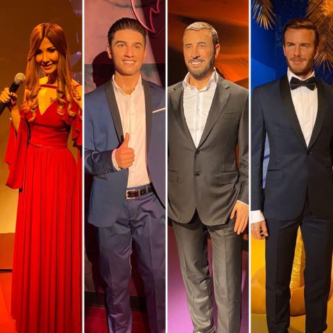 ديفيد بيكهام وكاظم الساهر ونانسي عجرم ومحمد عساف