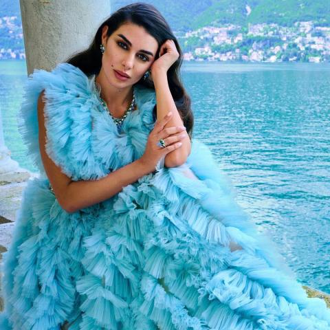 ياسمين صبري - صورة من موقع Harper's Bazaar Arabia