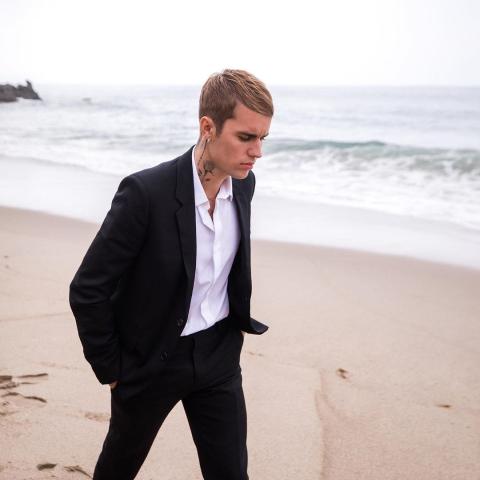 جاستن بيبر- انستغرام @voguemagazine - تصوير: @rorykramer