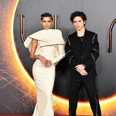 تيموثي شالاميت وزندايا- انستغرام @tchalamet