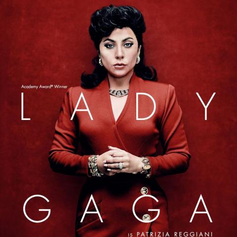 ليدي غاغا على بوستر فيلم House of Gucci - انستغرام @ladygaga