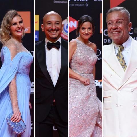 النجوم في افتتاح مهرجان الجونة السينمائي