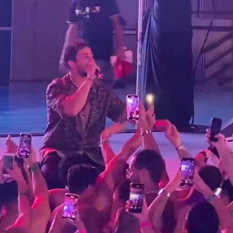 سعد لمجرد من حفله الشبابي في دبي