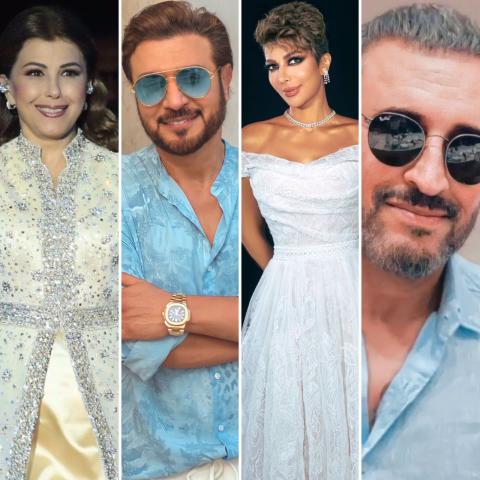 أصالة وماجدة الرومي وكاظم الساهر وماجد المهندس