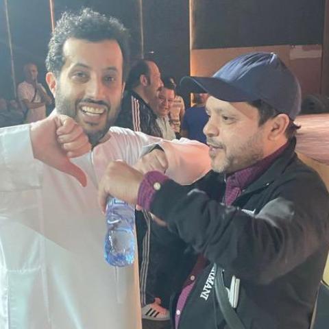 محمد هنيدي يشيد بحس معالي المستشار تركي آل الشيخ الفني