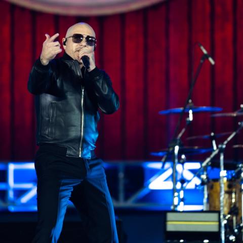 بيت بول من حفله خلال افتتاح موسم الرياض 2021 - صورة من تويتر