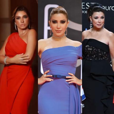 أنوشكا، نسرين طافش وروجينا - الصور من انستغرام @nourfathallah