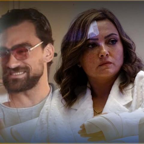 بشرى ومحمد مكاوي - صورة معدلة من السوشيال ميديا