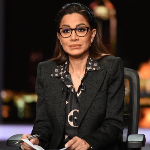 بسمة وهبة من إحدى حلقات برنامجها 90 دقيقة _صورة من إنستغرام