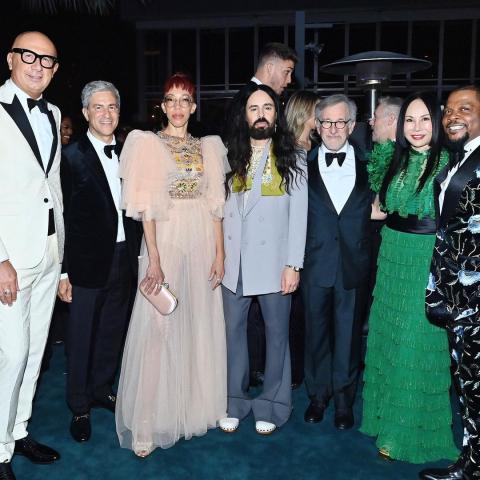 المخرج ستيفن سبيلبرغ بين المنظمين- انستغرام @lacma