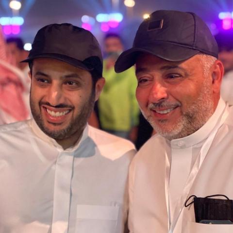 معالي المستشار تركي آل الشيخ وحسن البلام - صورة من إنستغرام