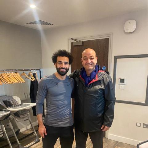 عمرو أديب ومحمد صلاح