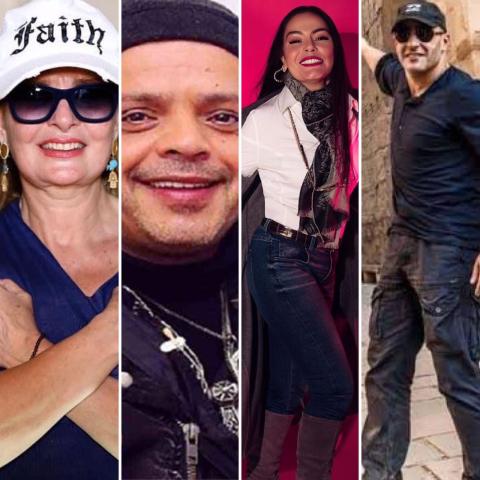 أحمد السقا وشريهان ويسرا ومحمد هنيدي - صورة معدلة من السوشيال ميديا