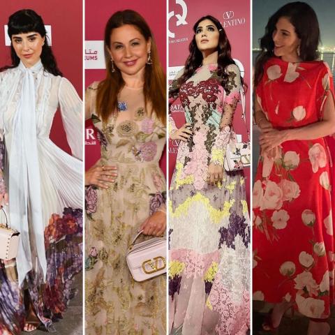 رزان جمال ومي عمر وزينة مكي وريا ابي راشد